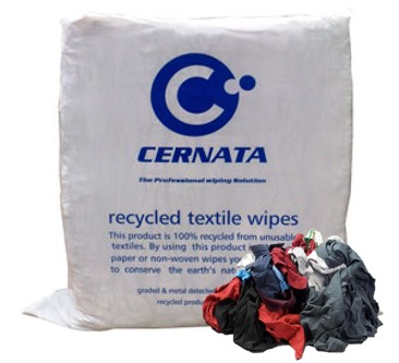 Reclaimed T-Shirt Wipers Soft  and Absorbent 10kg Pack